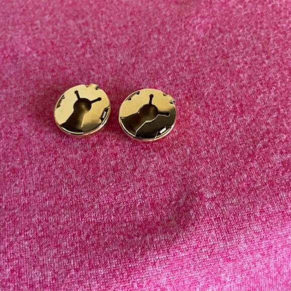 Colibri Gold and Black Button Covers VTG - Picture 6 of 7